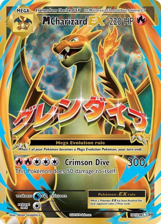 PSA 10 M Charizard EX (Full Art) 101/108 Evolutions Holo