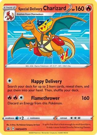 PSA 10 Special Delivery Charizard #SWSH075 Black Star Promo