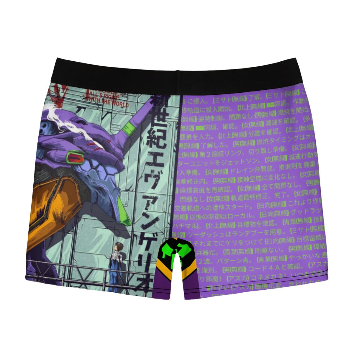 Awakening of Unit-01 ⚡ All-Over Print Men’s Stretch Boxer Briefs