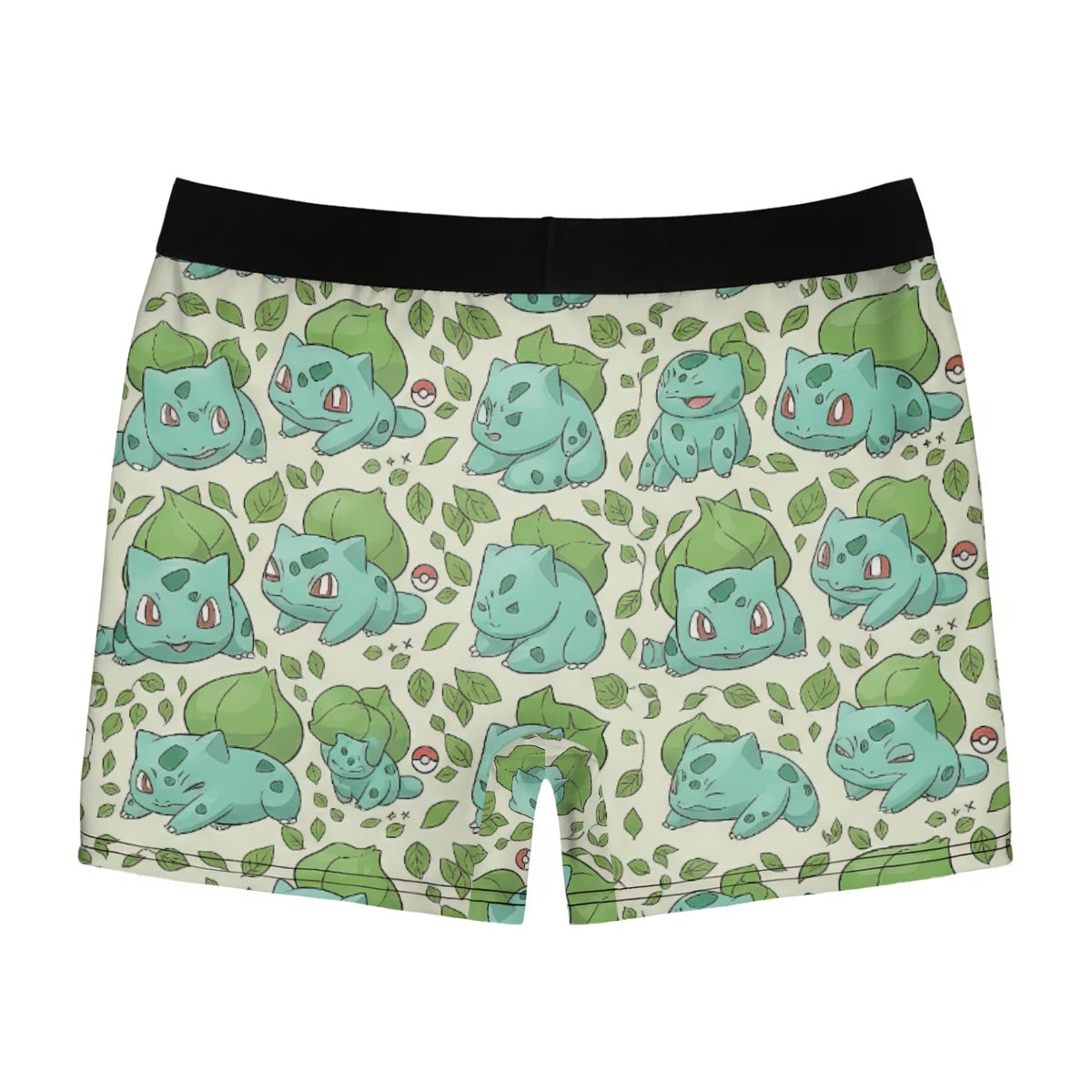 Cute Bulbasaur 🌱 All-Over Print Men’s Stretch Boxer Briefs