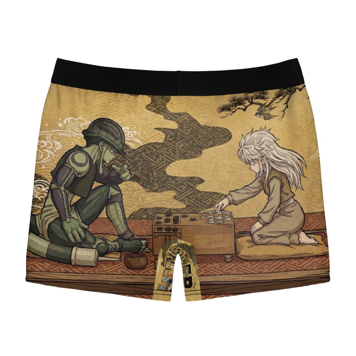 Until the Last Move ♟️ All-Over Print Men’s Stretch Boxer Briefs