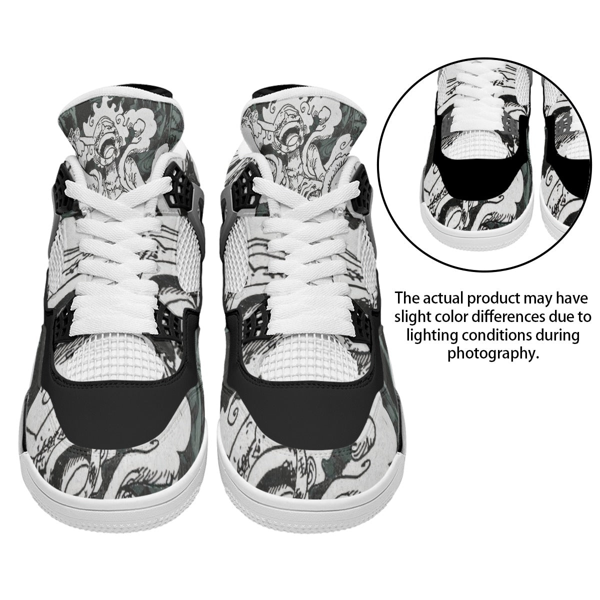 MANGA STORM: Luffy Panel Air Cushion Sneakers ⚡🔥