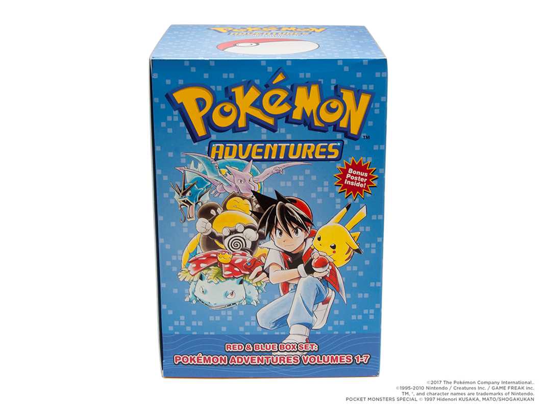Pokémon Adventures Red & Blue Box Set (Set Includes Vols. 1-7) by Hidenori Kusaka