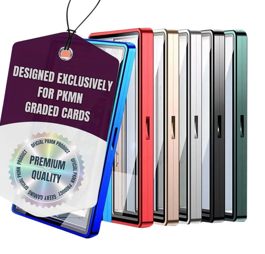 Magnetic PSA Graded Card Aluminum Case Protector with UV Protection
