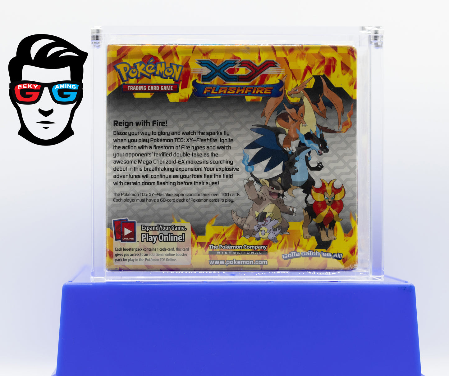 XY Flashfire Booster Box Sealed with Acrylic Case