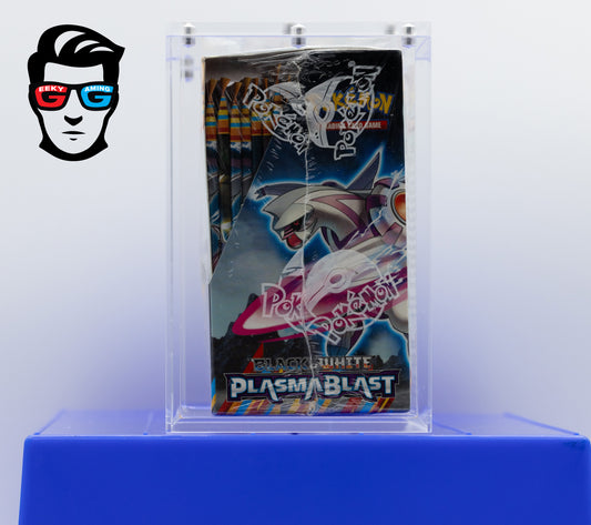 Plasma Blast Booster Box Black & White Factory Sealed with Acrylic Box