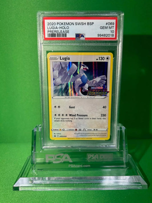 PSA 10 Lugia Holo Prerelease Black Star Promo #069
