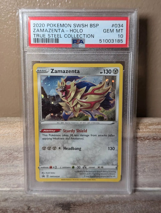 PSA 10 Zamazenta Holo Black Star Promo