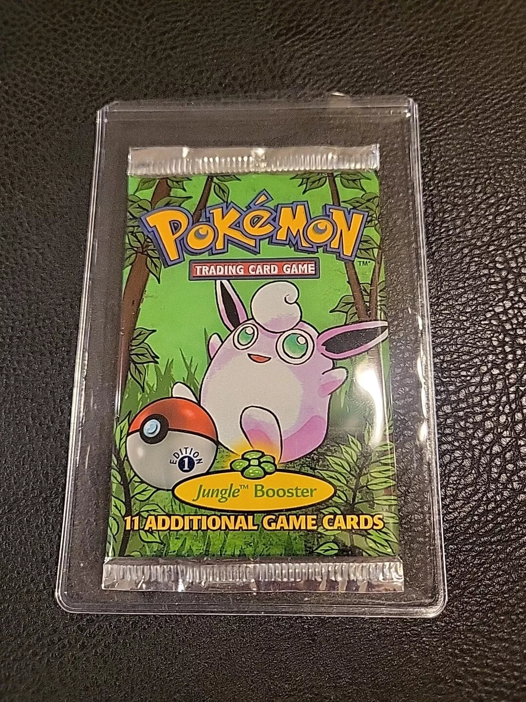 Jungle Booster Pack Wigglytuff Art Pokemon Base Set Sealed 1ST EDITION