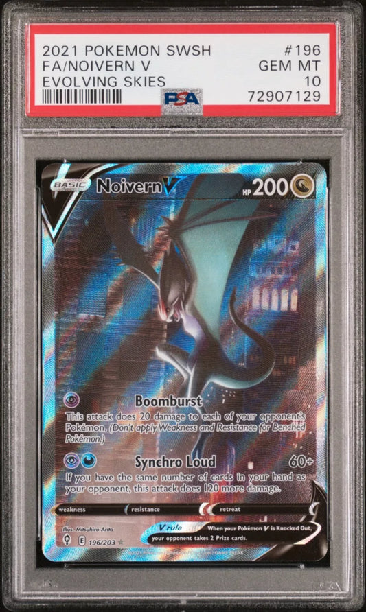 PSA 10 Noivern V #196/203 – Evolving Skies Alternate Art