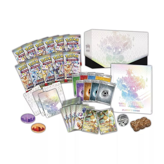 Prismatic Evolutions – Pokémon Center Elite Trainer Box (ETB) – Factory Sealed!