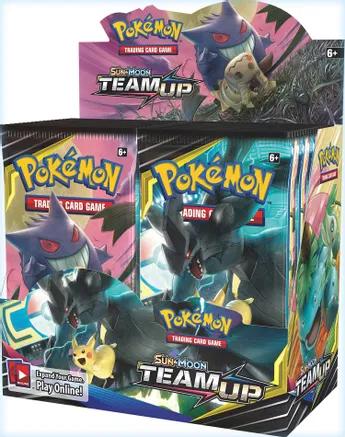 Team Up Booster Box Sun & Moon With Acrylic Case