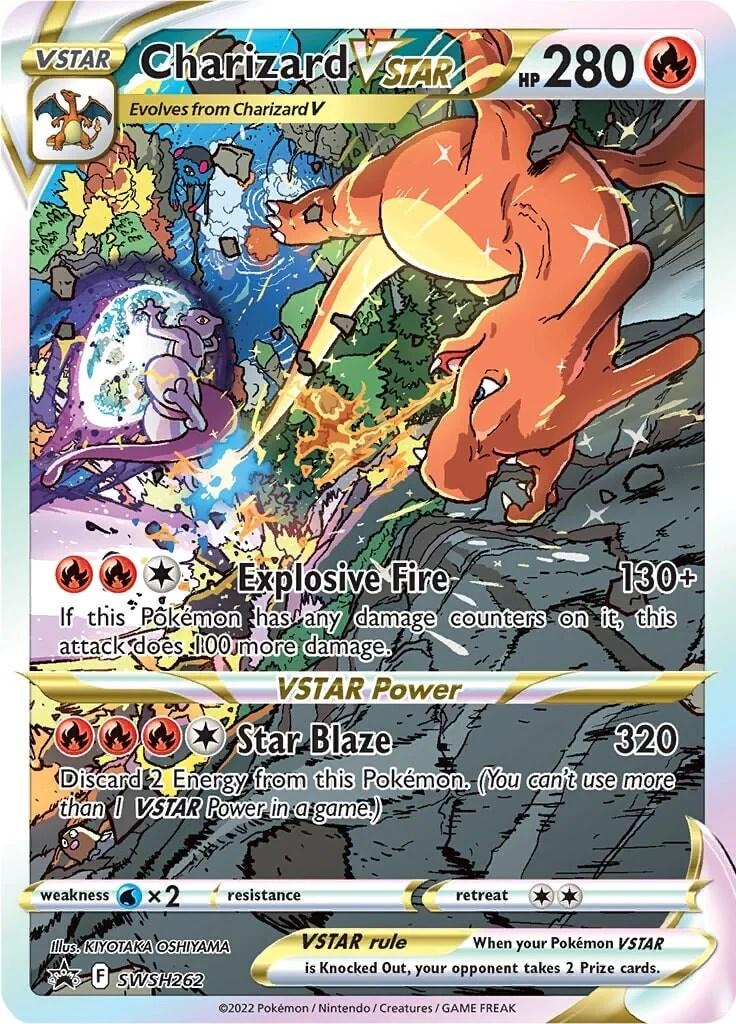 PSA 10 Charizard Vstar #SWSH262 Full Art UPC Black Star Promo