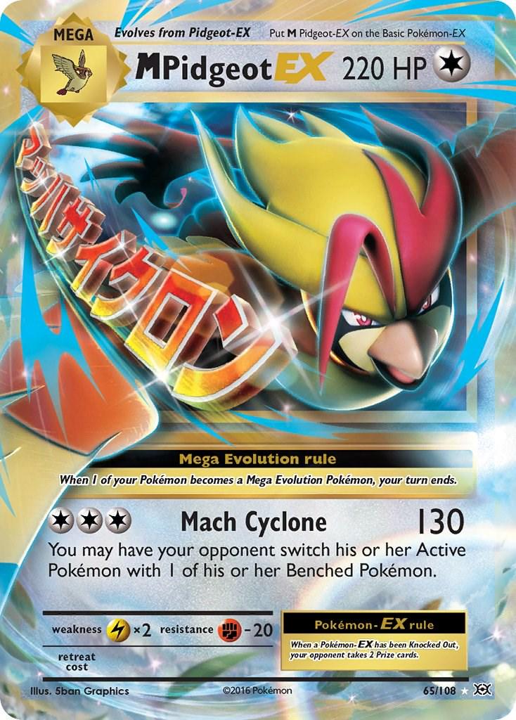 PSA 10 M Pidgeot EX #65 2016 Pokemon Evolutions