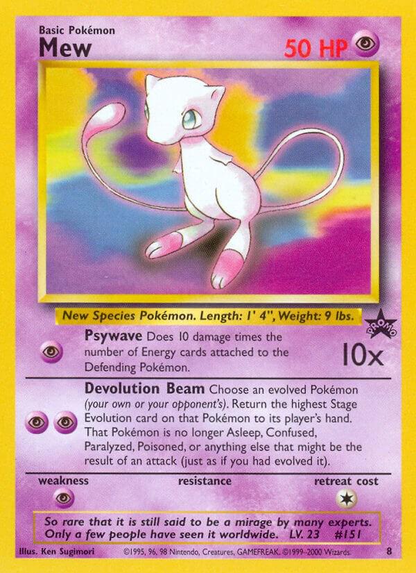 PSA 10 Mew #8 Black Star Promo