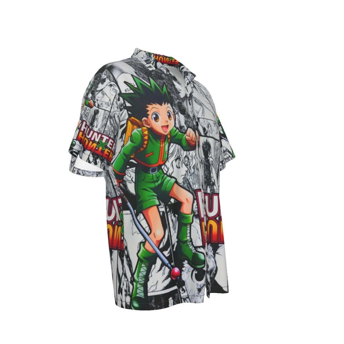 Jajanken: The Power Within 👊⚡ – All-Over Print Men’s Hawaiian Shirt