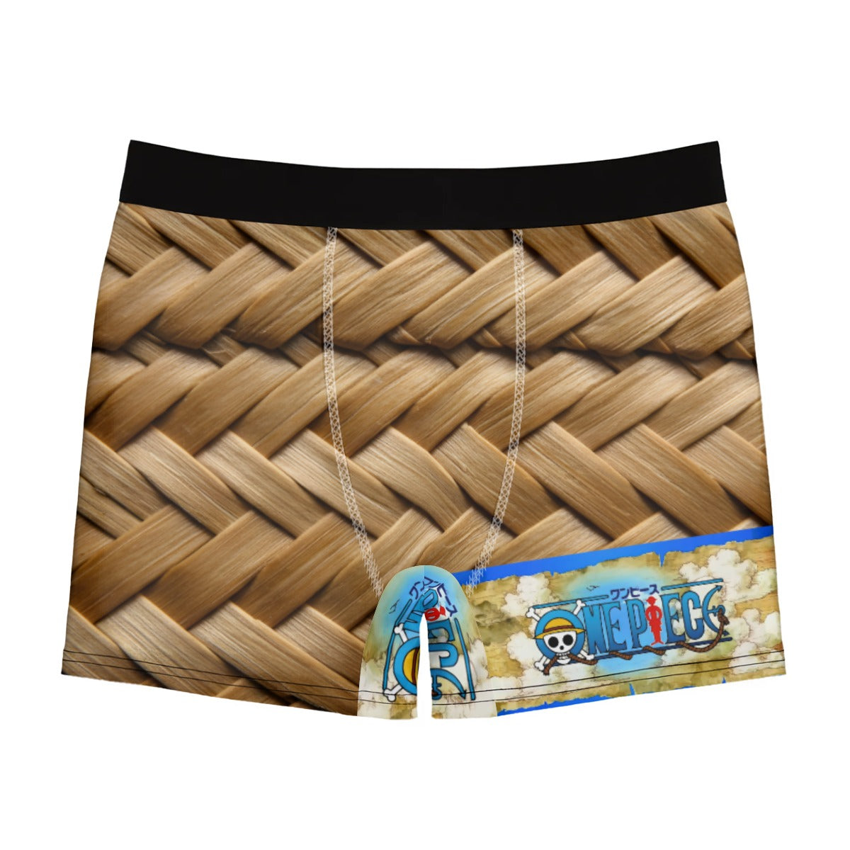 Straw Hat Legacy 🌾 All-Over Print Men’s Stretch Boxer Briefs