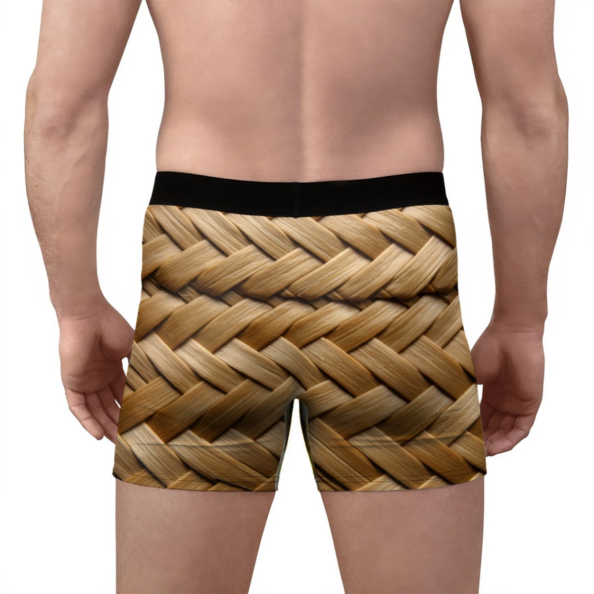 Straw Hat Legacy 🌾 All-Over Print Men’s Stretch Boxer Briefs