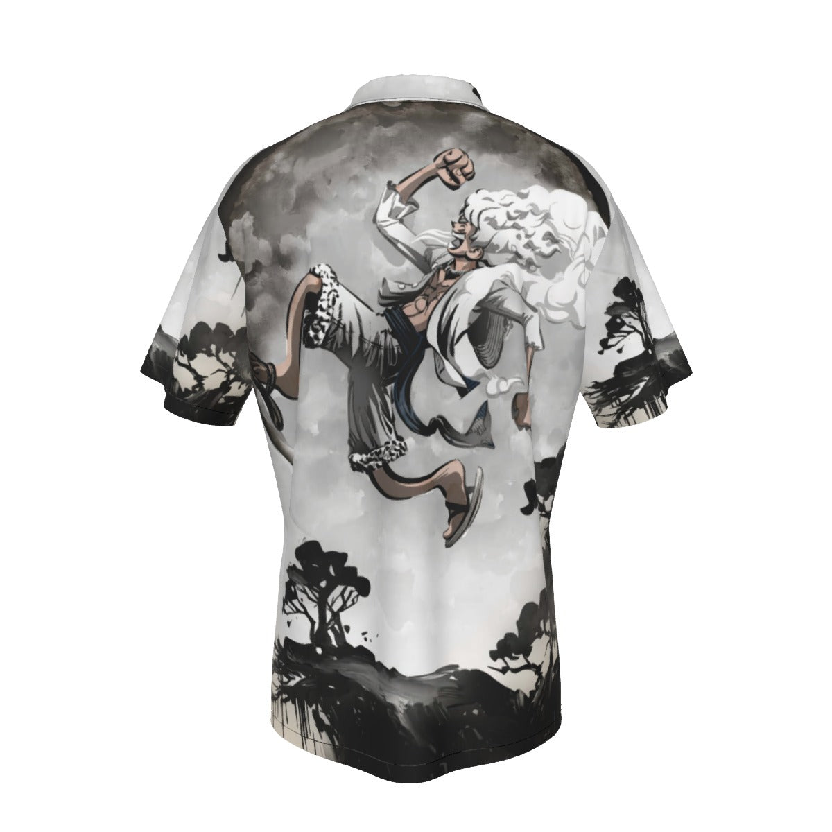 G5 Luffy – Japanese Landscape All-Over Print Men’s Hawaiian Shirt 🌊🔥