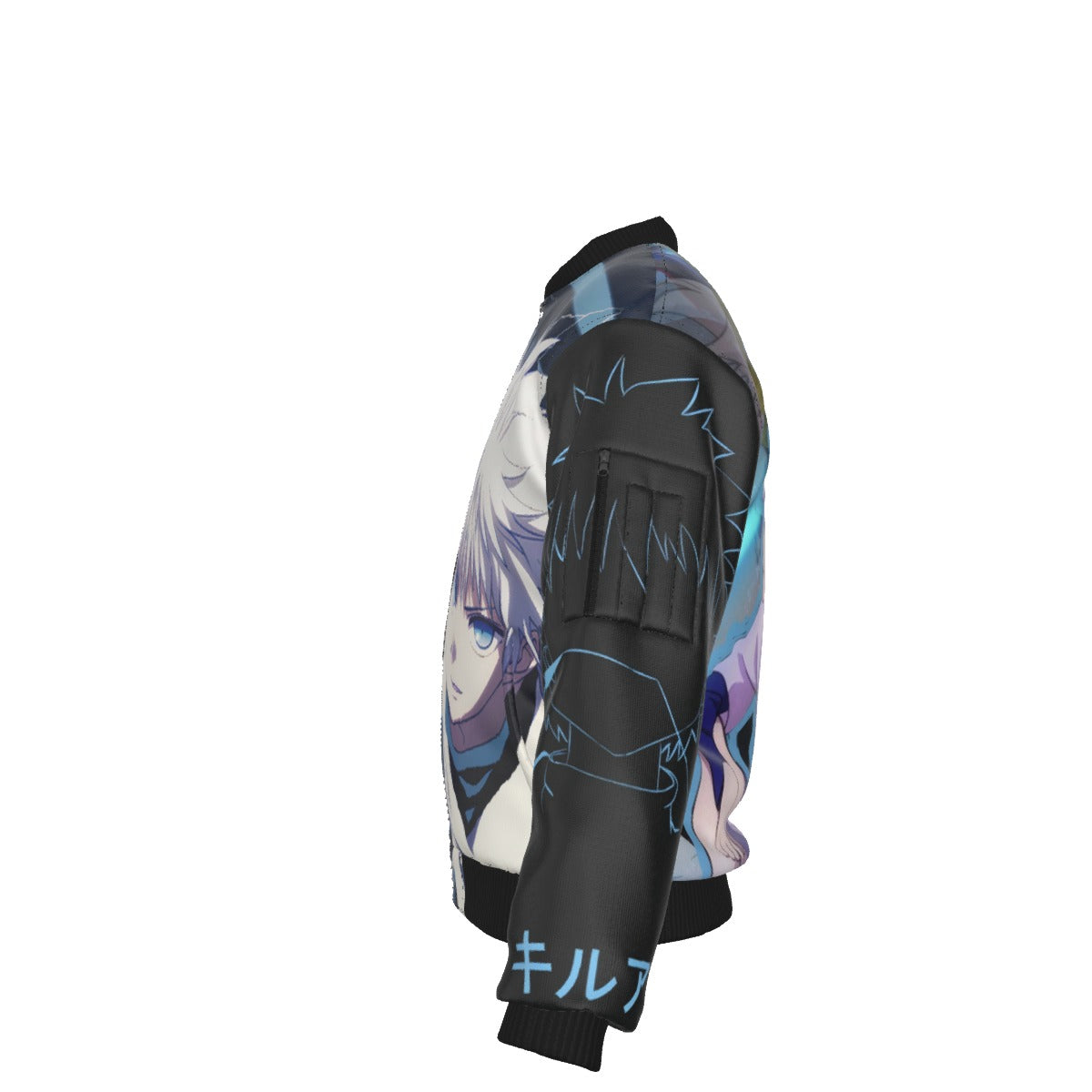 Godspeed: Killua Unleashed ⚡ – Lightning Assassin Bomber Jacket