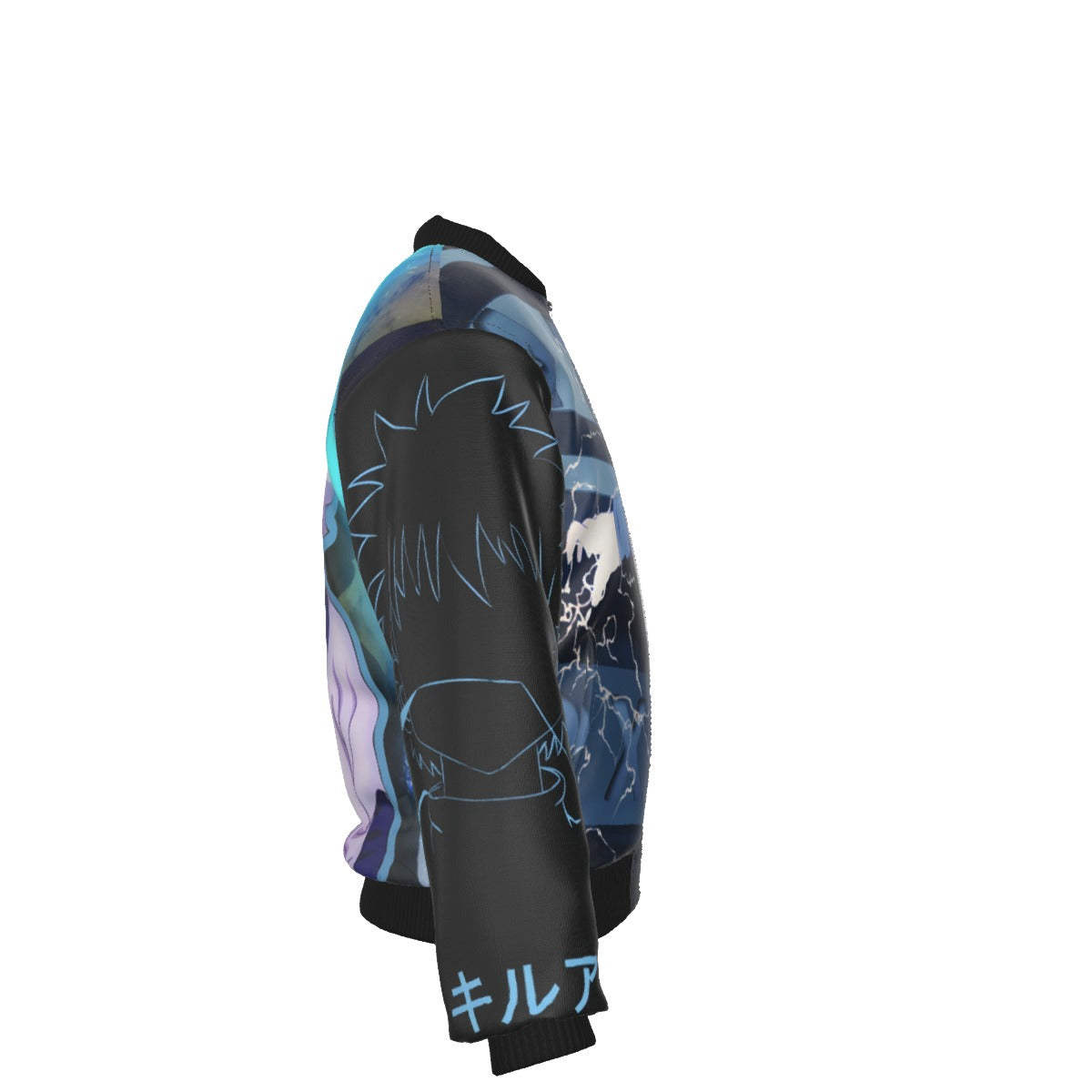 Godspeed: Killua Unleashed ⚡ – Lightning Assassin Bomber Jacket