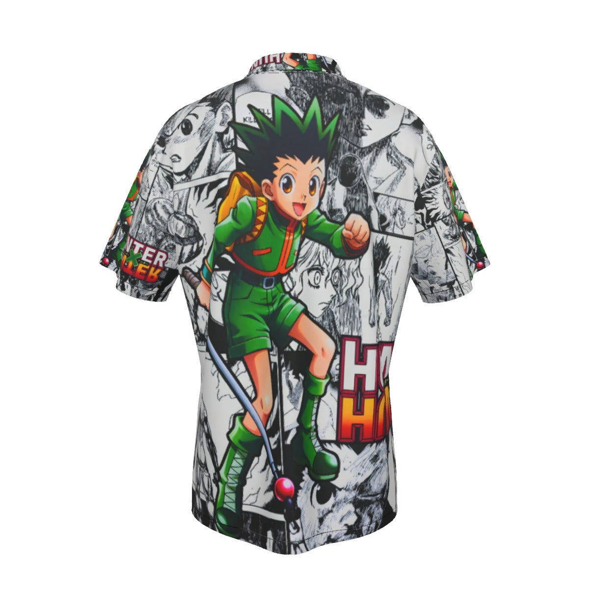 Jajanken: The Power Within 👊⚡ – All-Over Print Men’s Hawaiian Shirt