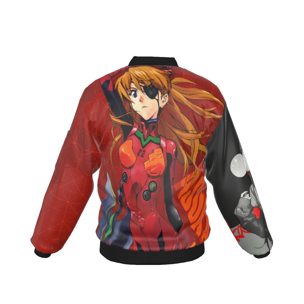 The Asuka Protocol – Neon Combat Bomber Jacket 🔥⚡