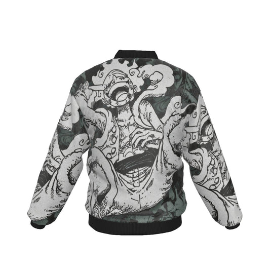 MANGA STORM: Luffy Panel Bomber Jacket ⚡🔥