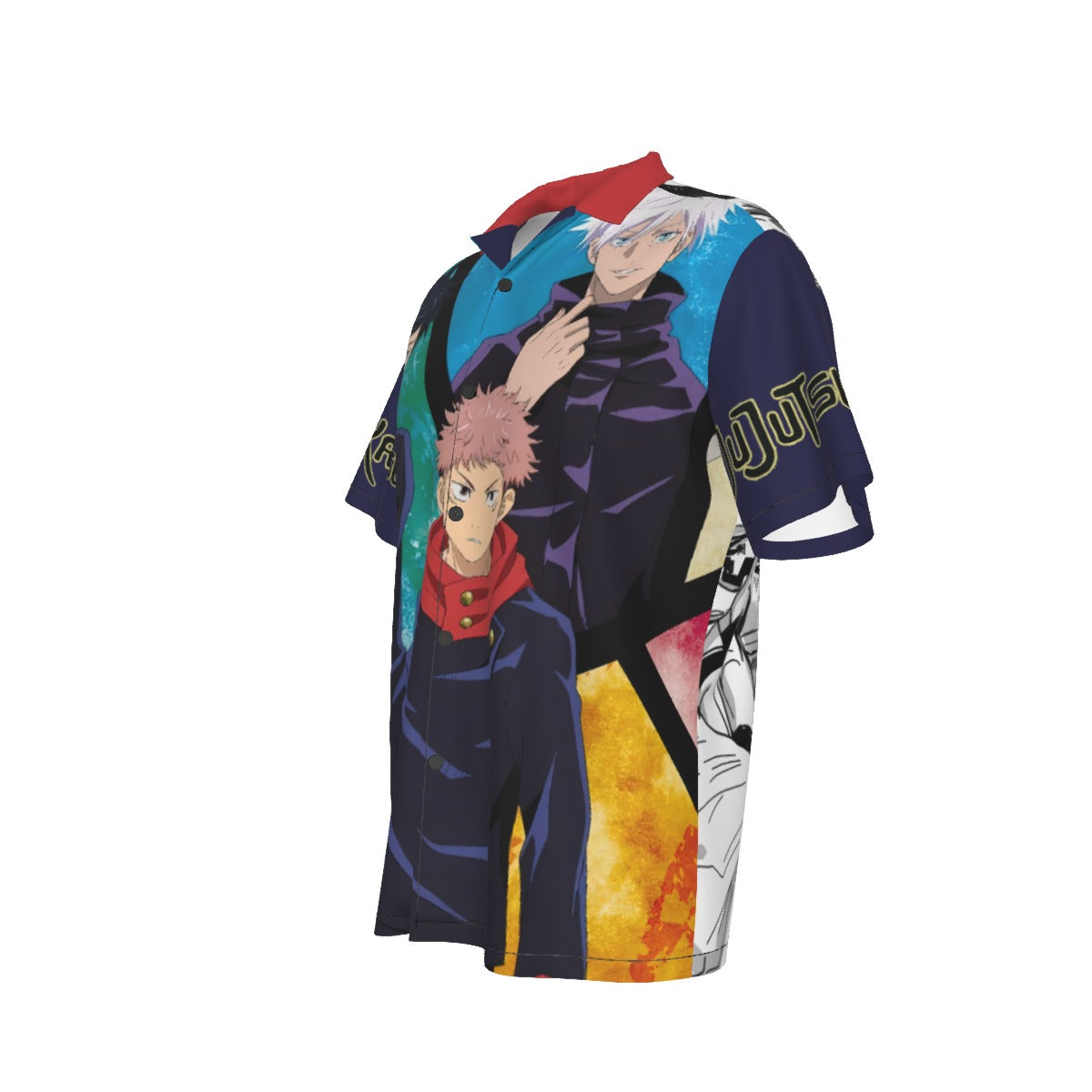 Domain Expansion: Sorcerers & Curses – All-Over Print Men’s Hawaiian Shirt ⚡🌀