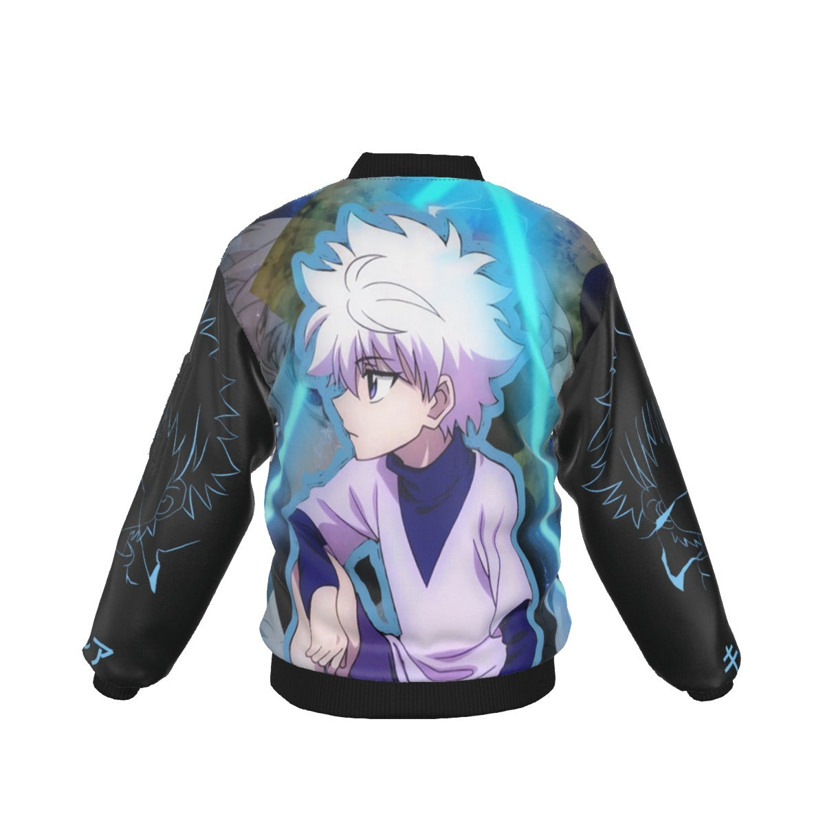 Godspeed: Killua Unleashed ⚡ – Lightning Assassin Bomber Jacket