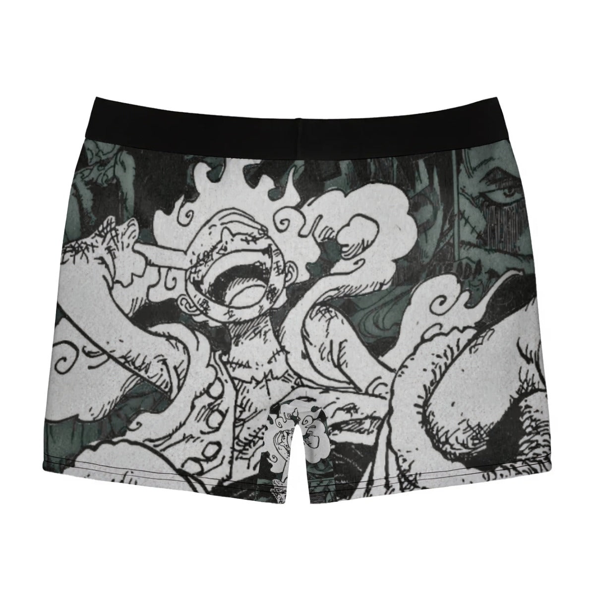 MANGA STORM: Luffy Panel ⚡ All-Over Print Men’s Stretch Boxer Briefs
