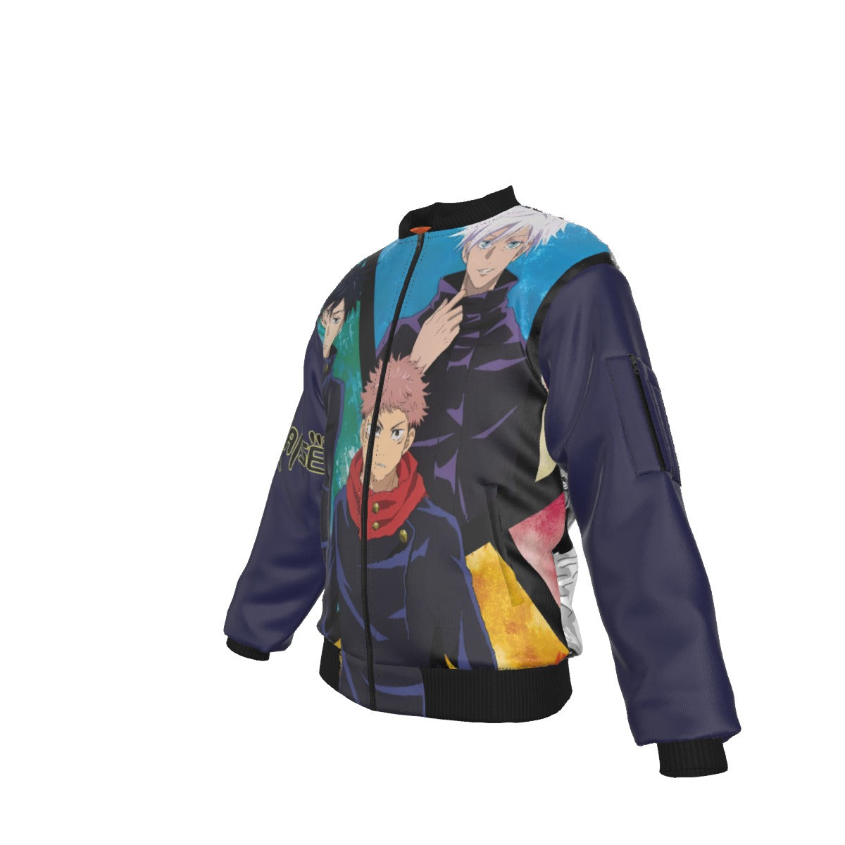Domain Expansion: Sorcerers & Curses – Cursed Energy Bomber Jacket ⚡🌀