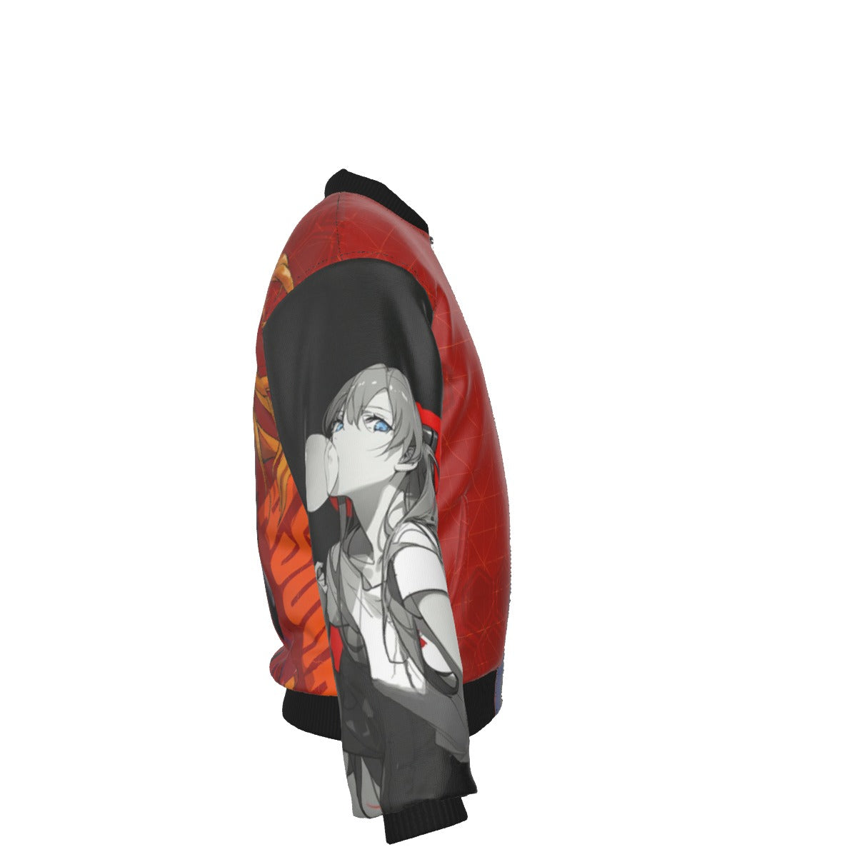 The Asuka Protocol – Neon Combat Bomber Jacket 🔥⚡