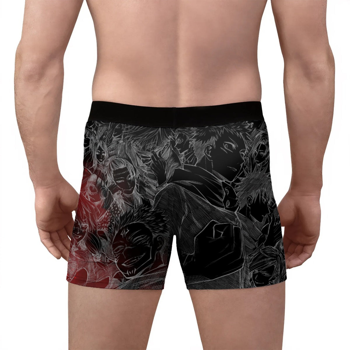 Scarlet Moon: The Shibuya Incident 🌙 All-Over Print Men’s Stretch Boxer Briefs