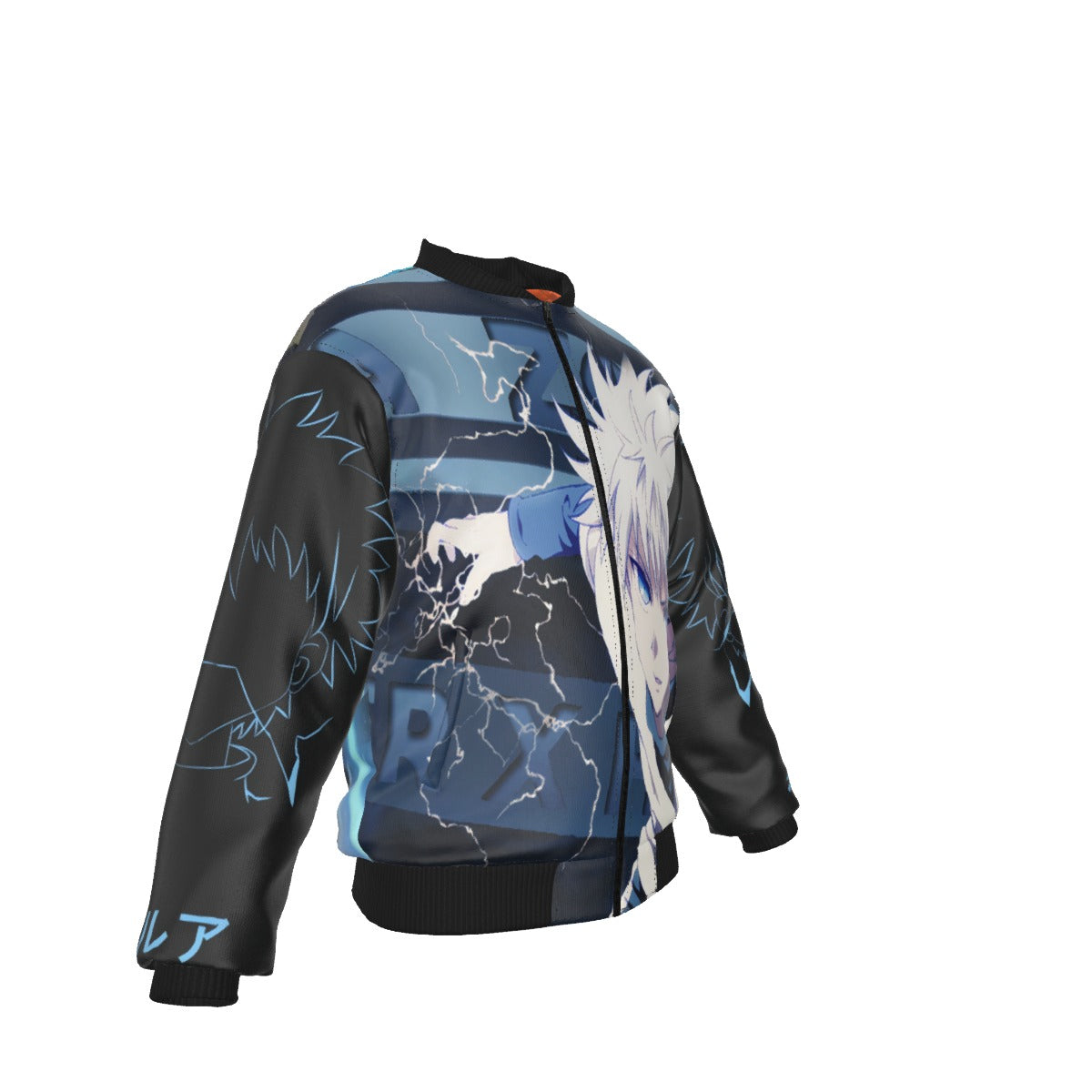 Godspeed: Killua Unleashed ⚡ – Lightning Assassin Bomber Jacket