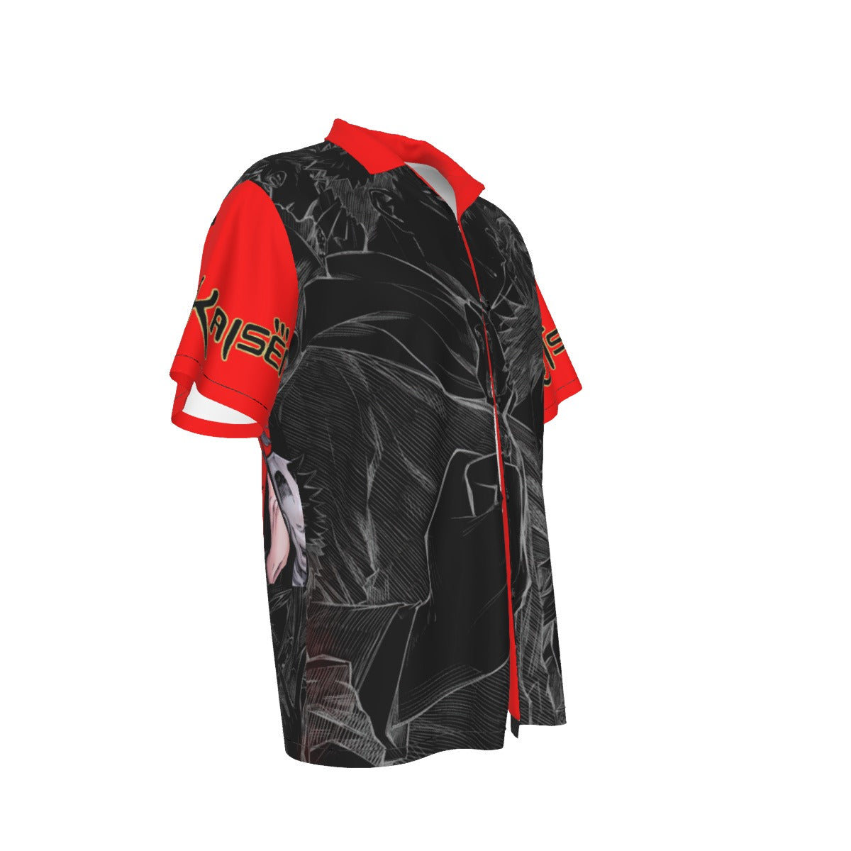 Scarlet Moon: The Shibuya Incident – All-Over Print Men’s Hawaiian Shirt 🌙🔴