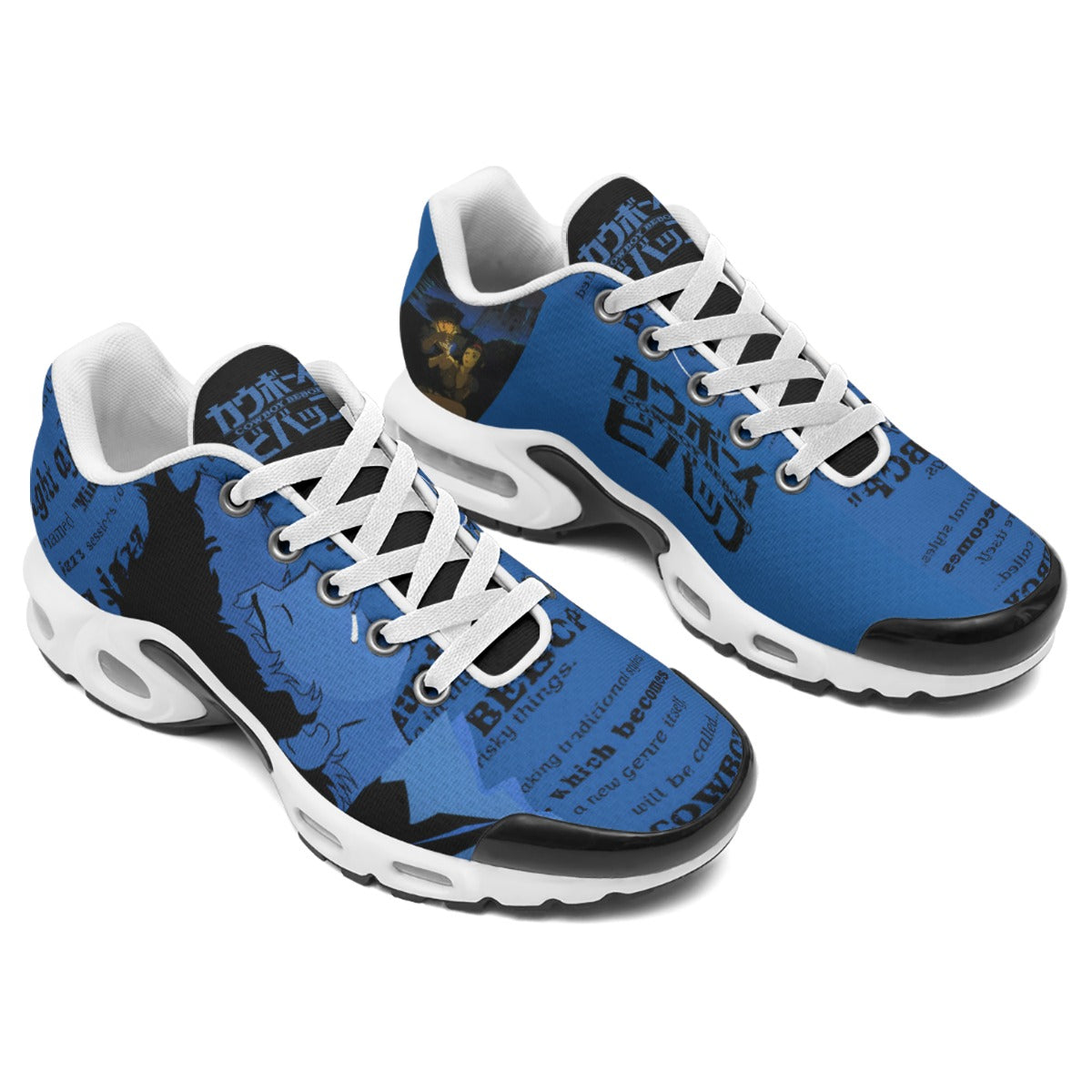SMOKING SPIKE – Neo-Noir Air Cushion Sneakers