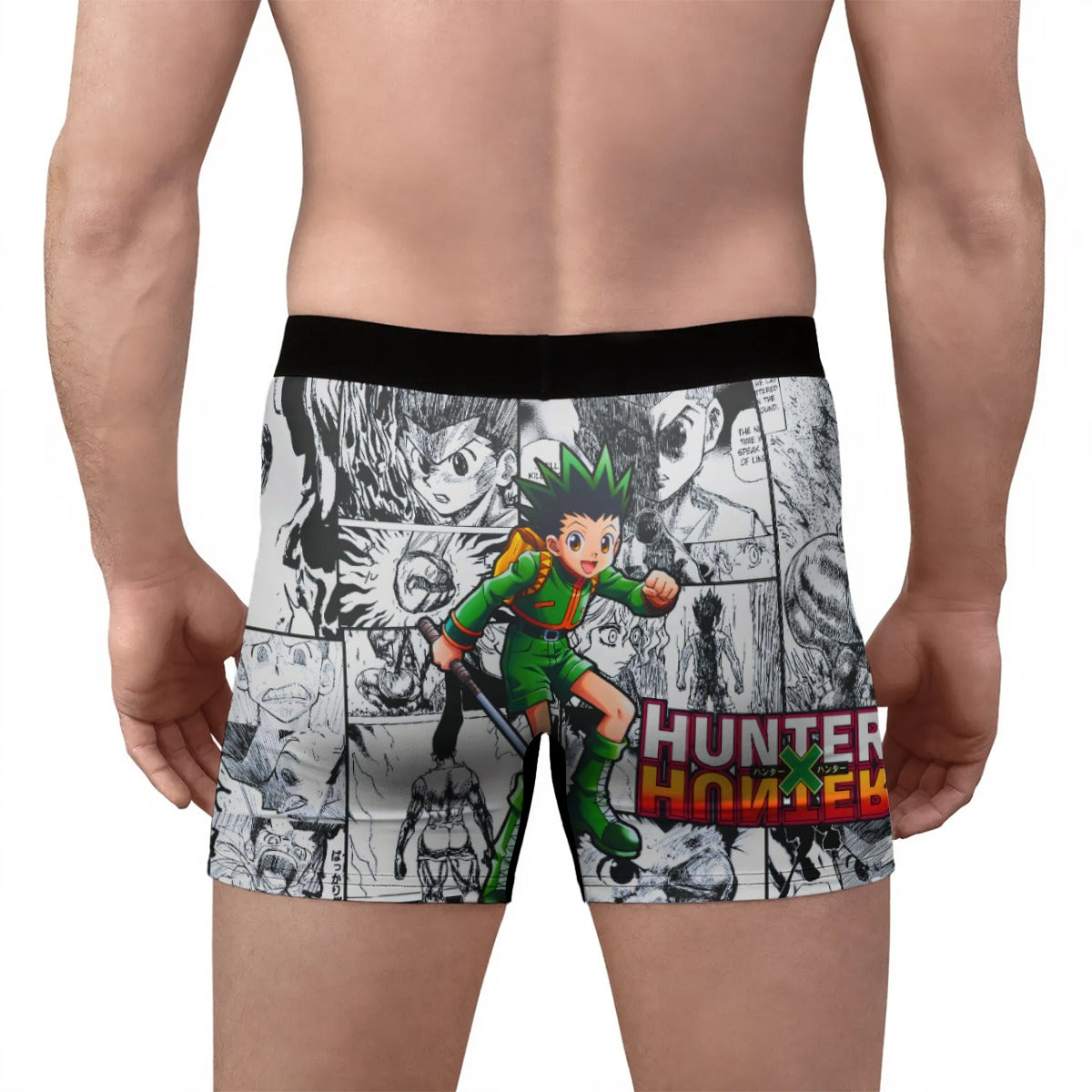 Jajanken: The Power Within 👊⚡ All-Over Print Men’s Stretch Boxer Briefs