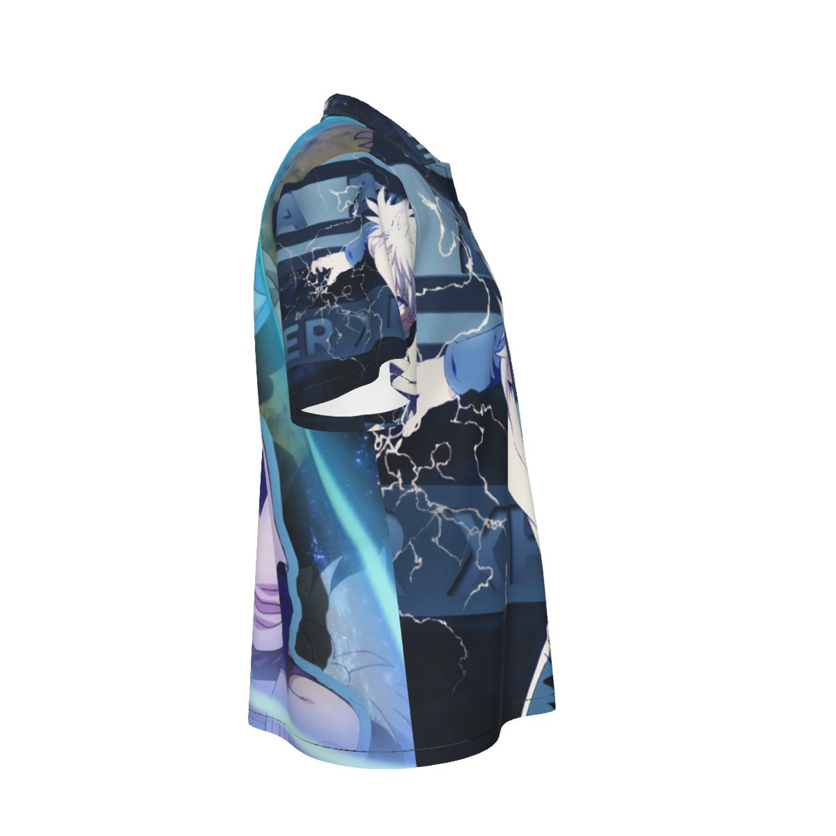 Godspeed: Killua Unleashed ⚡ – All-Over Print Men’s Hawaiian Shirt