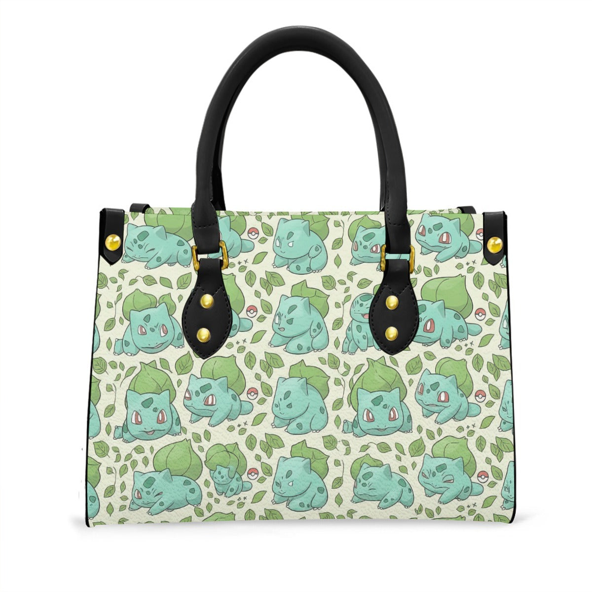 Bloom & Go” – Cute Bulbasaur Women’s Tote Bag 🌿✨