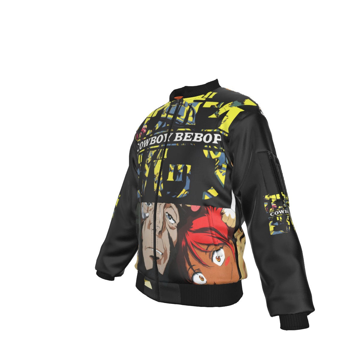 GRAFFITI BEBOP – Urban Space Rebel Bomber Jacket 🎨🚀