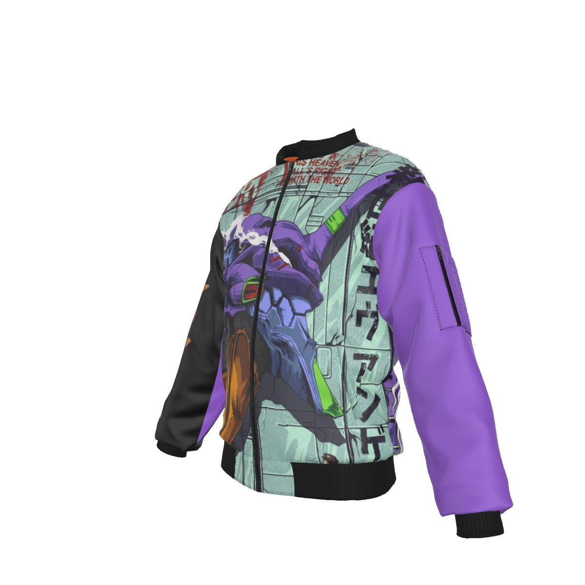 Awakening of Unit-01 – Berserk Mode Bomber Jacket ⚡👁️