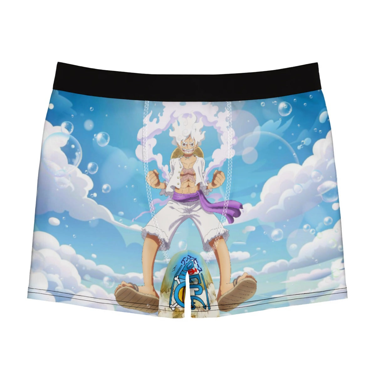 G5 Luffy – Unleashed Power ⚡ All-Over Print Men’s Stretch Boxer Briefs