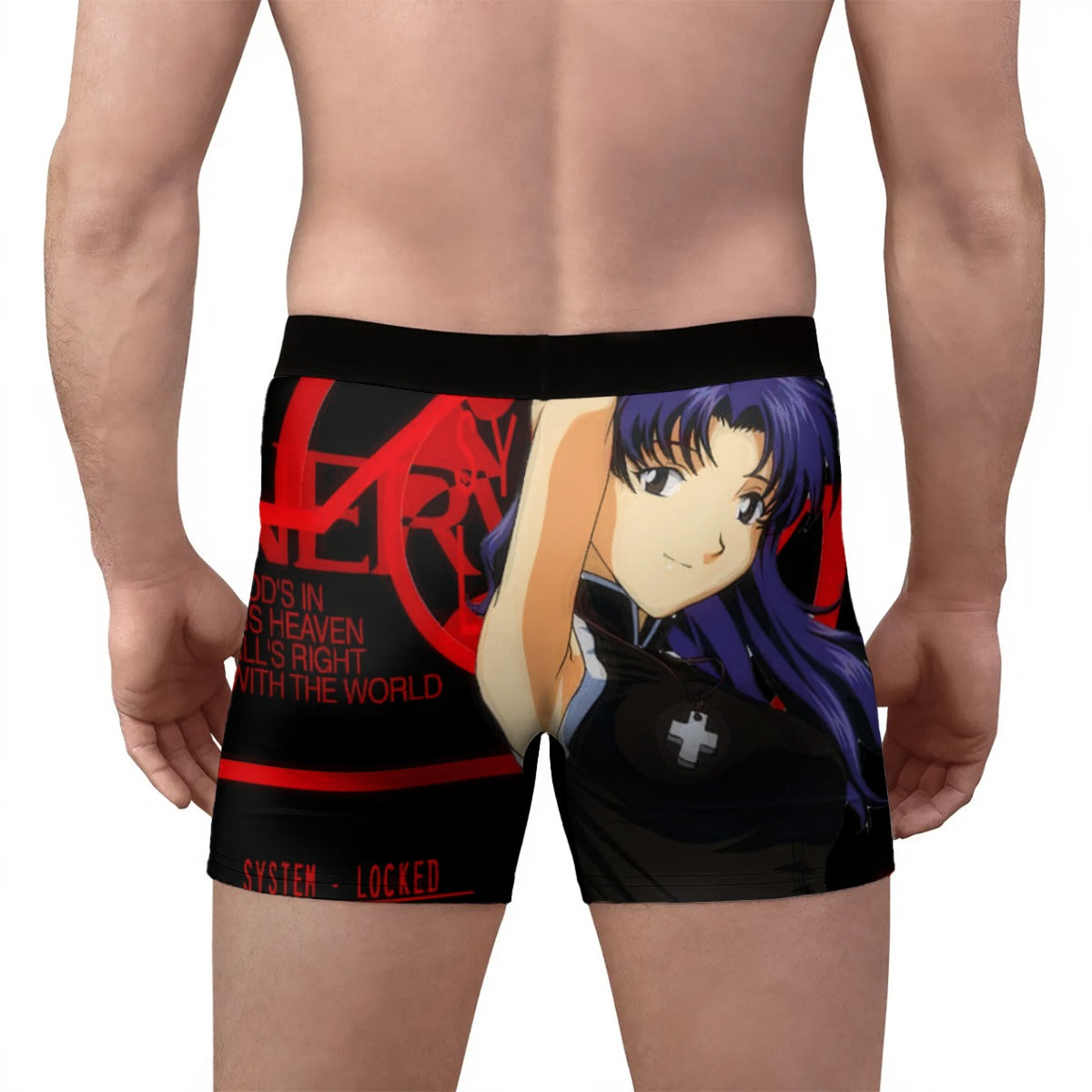 Evangelion Trinity ⚡ All-Over Print Men’s Stretch Boxer Briefs