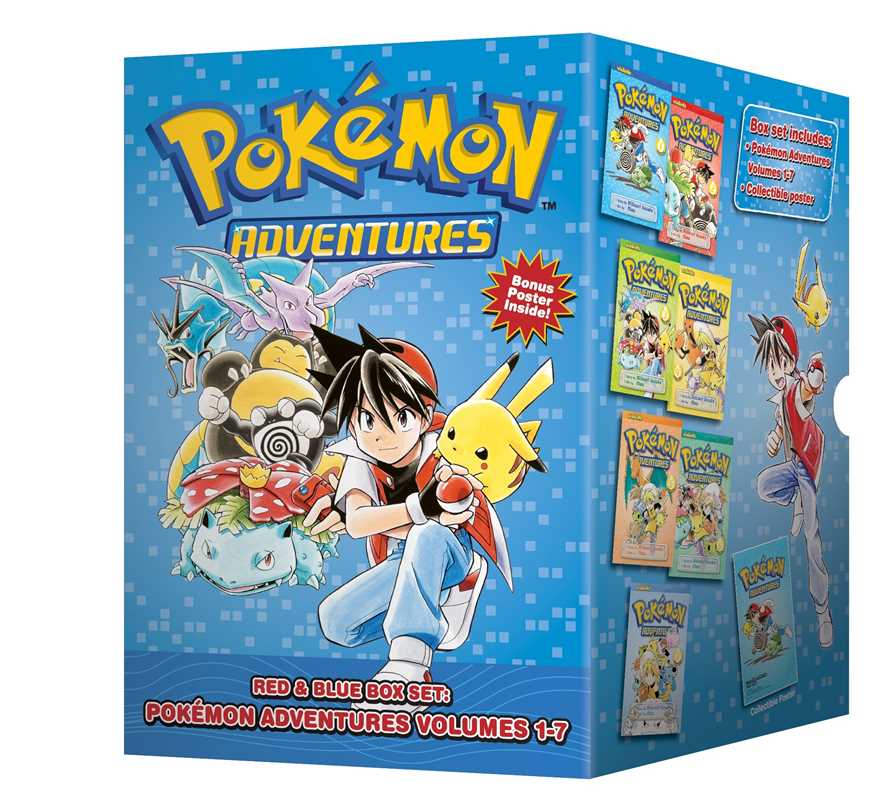 Pokémon Adventures Red & Blue Box Set (Set Includes Vols. 1-7) by Hidenori Kusaka