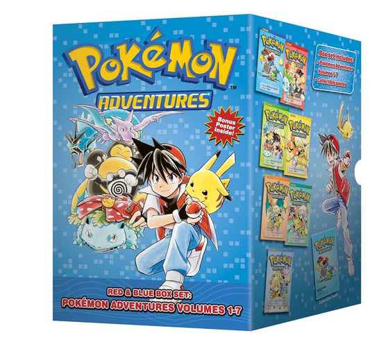 Pokémon Adventures Red & Blue Box Set (Set Includes Vols. 1-7) by Hidenori Kusaka