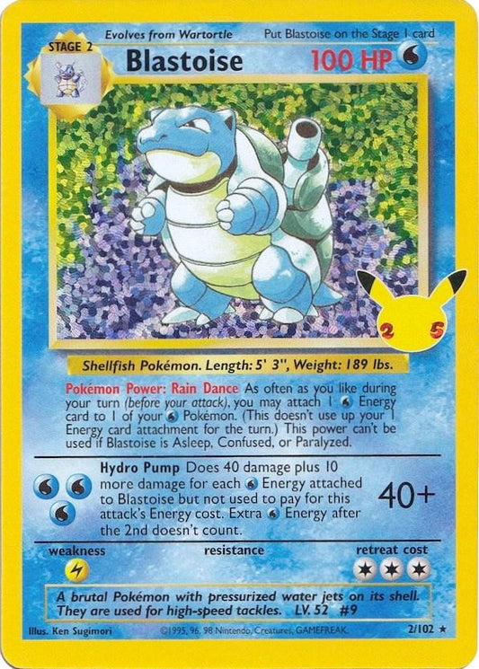 Blastoise Holo #2 PSA 10 - 2021 Pokémon Celebrations