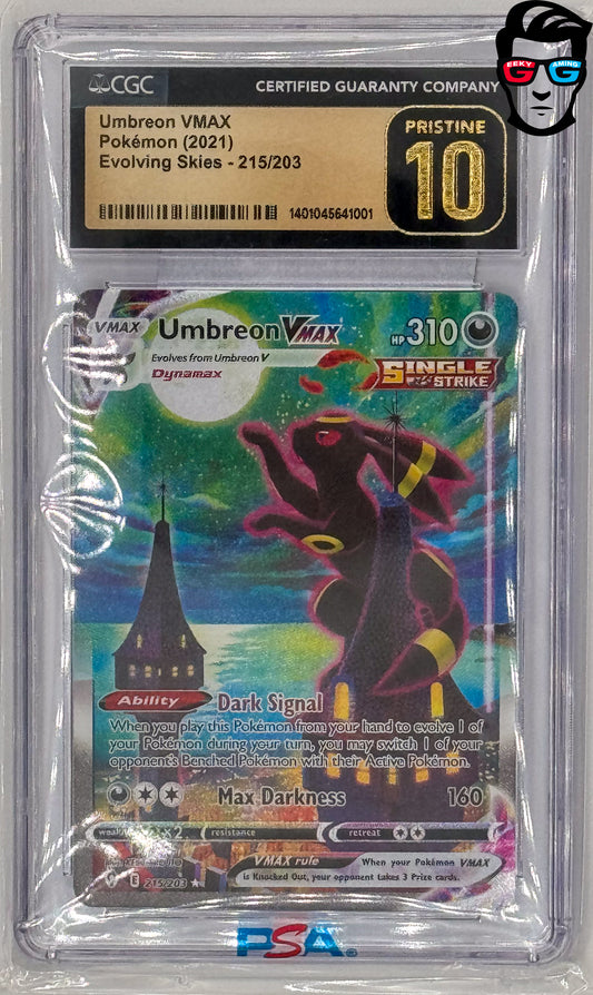 CGC 10 Umbreon VMAX ALT ART 215/203 Evolving skies