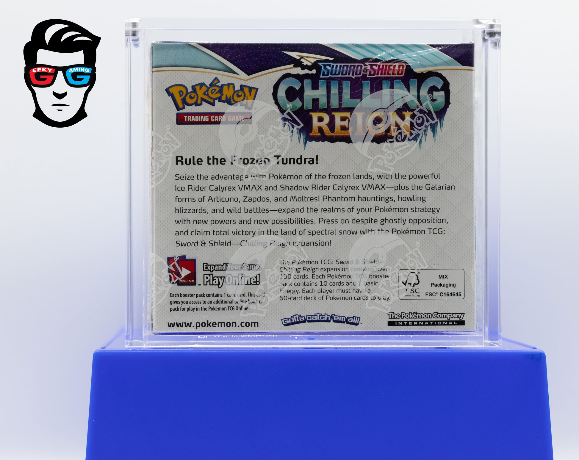 Chilling Reign Booster Box Sword & Shield with Acrylic Case