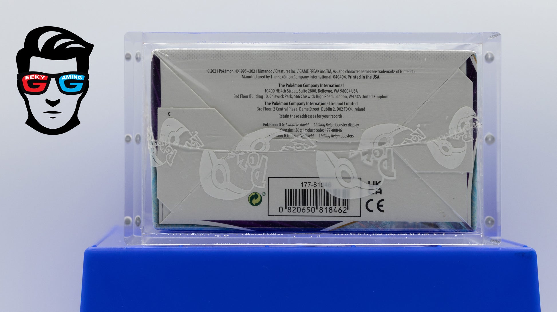 Chilling Reign Booster Box Sword & Shield with Acrylic Case